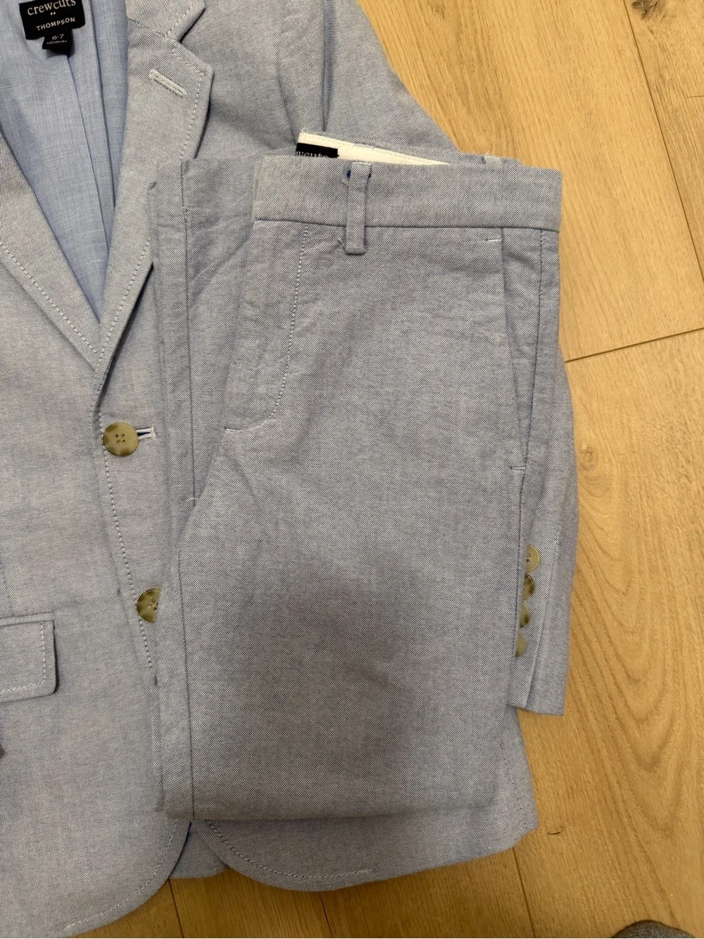 Crewcuts Light Blue Boys' Blazer and Pants Set